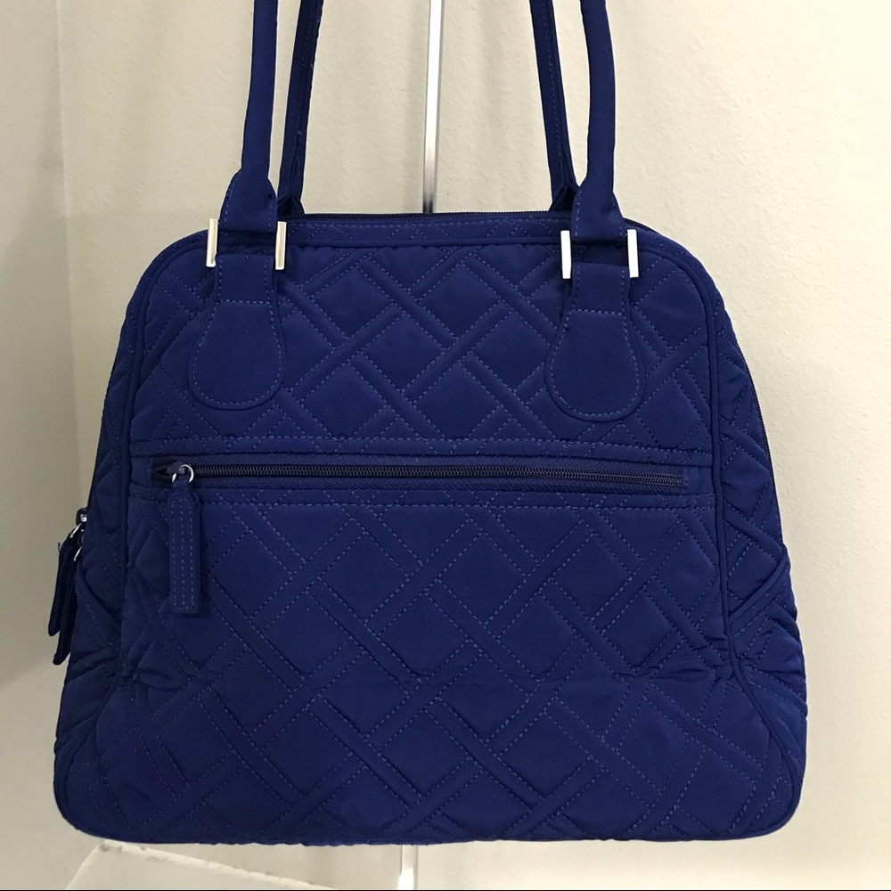 Vera Bradley purse cobalt blue microfiber - Picture 7 of 7